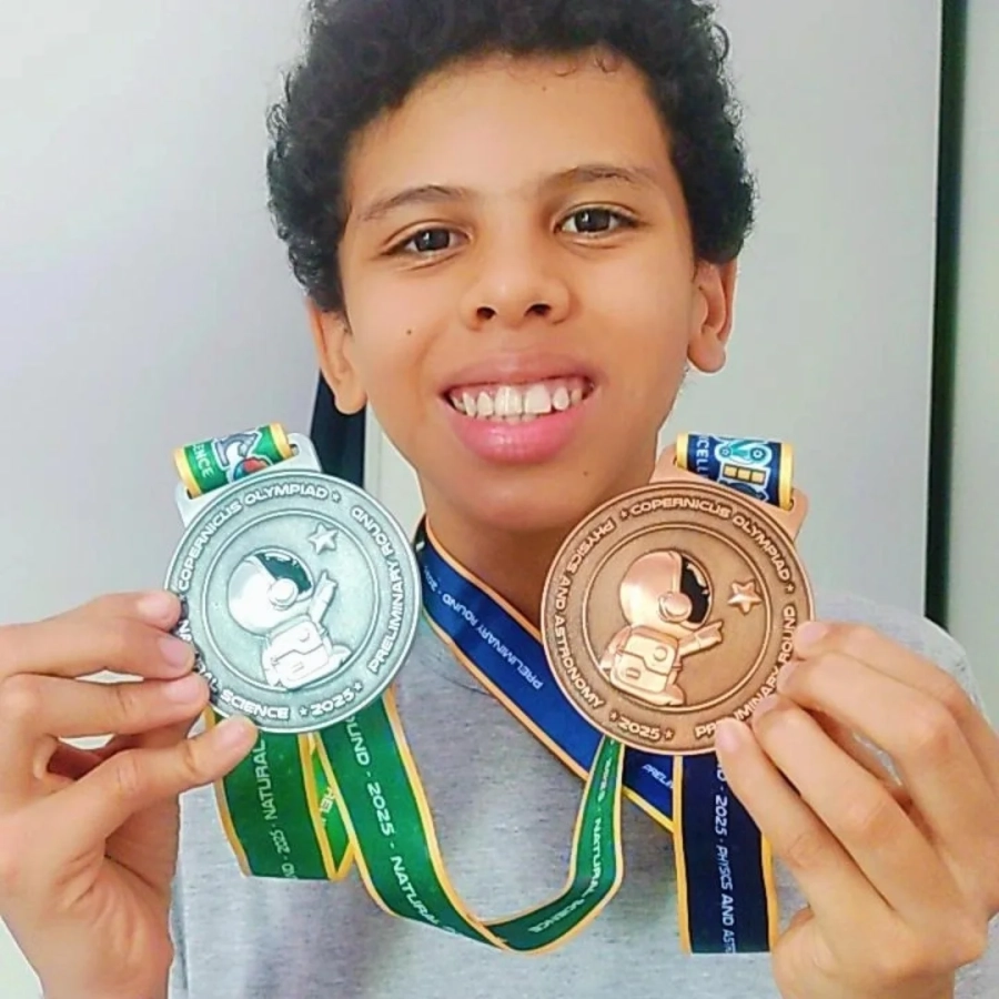 Pequeno astrônomo de Capitão de Campos se prepara para representar o Brasil na Olimpíada Copernicus, nos EUA
