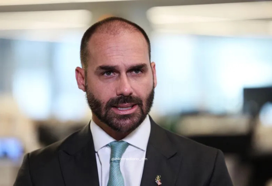 PGR pede condenação de Eduardo Bolsonaro por coação a ministros do STF