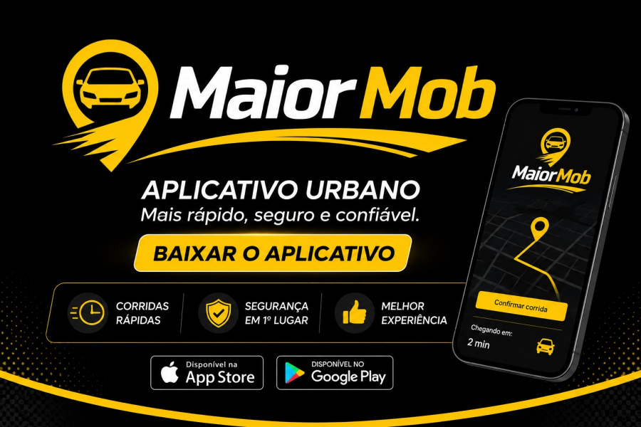 Campo Maior ganha novo serviço de deslocamento urbano via aplicativo; conheça a Maior Mob: rápido, seguro e confiável