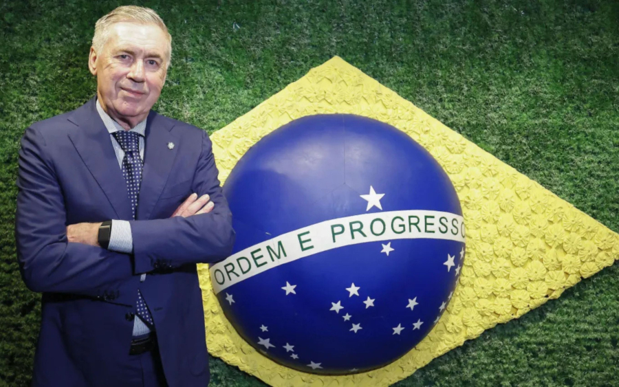 Carlo Ancelotti renova com a Seleção Brasileira até a Copa de 2030