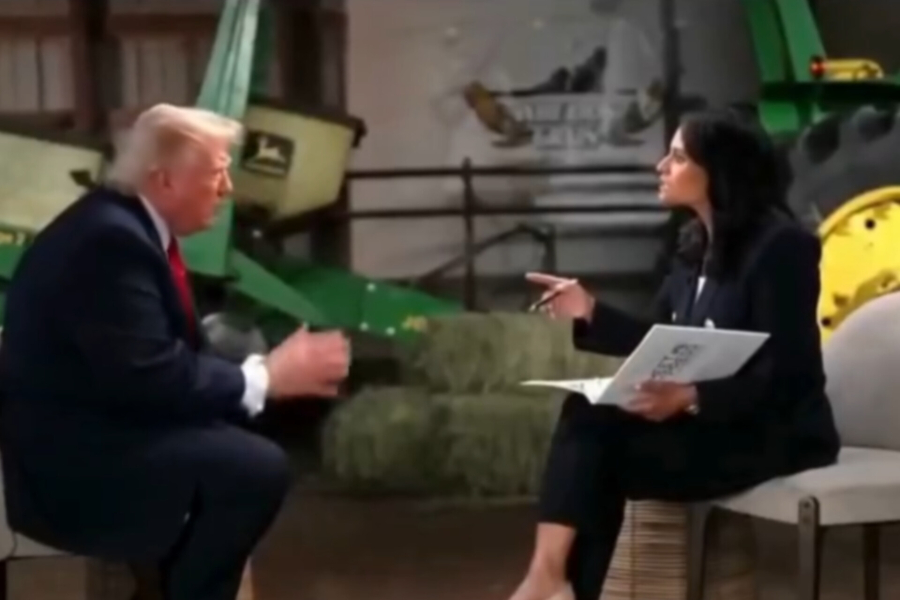 Trump abandona entrevista após ser questionado sobre provas para acusações de fraude eleitoral